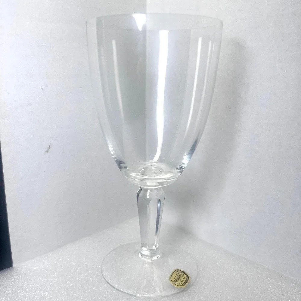 Vintage Bohemia Czech Crystal Stemware Glasses Set of 6  8oz Wine‎ Water
